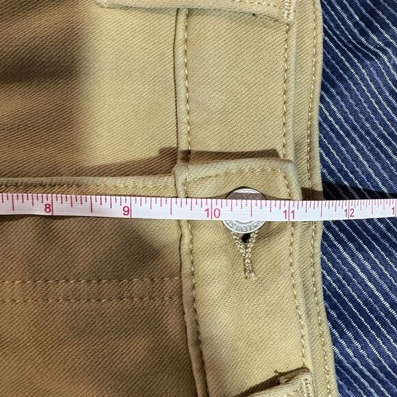 Levi’s 502 Warm Jeans Mens 33x32 Big E Taper Fit Khaki Stretch Casual Pants - Picture 14 of 15